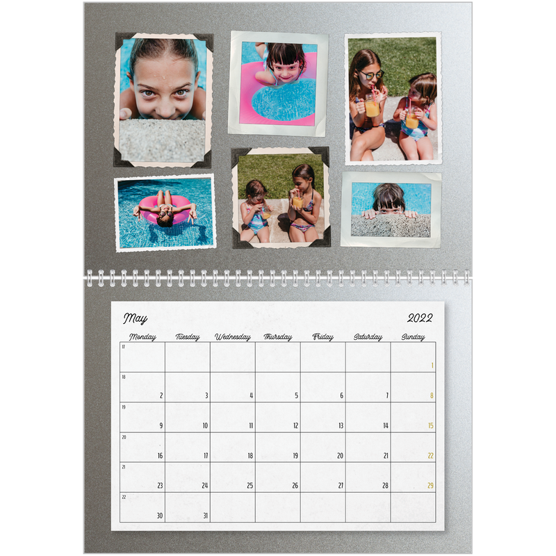 Picture collection Calendar A4double